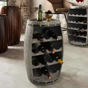 BODEGA vinställ, 60 cm, för 14 flaskor, naturträ / 38964