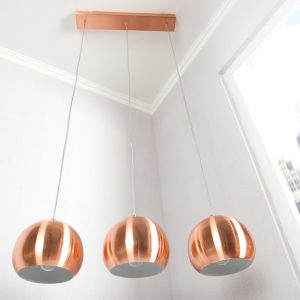 Hängande lampa Copper Ball 3 justerbar i höjdled / 22975
