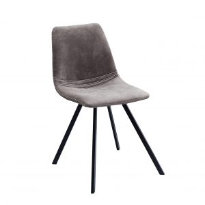 Stol Amsterdam retro taupe grå / 38366