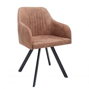 Stol Lucca vintage brun / 38308