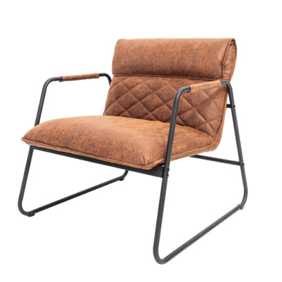 Mustang Lounger fåtölj vintage ljusbrun / 39482