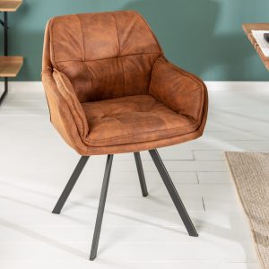 Mr Lounger stol ljusbrunt armstöd / 39838