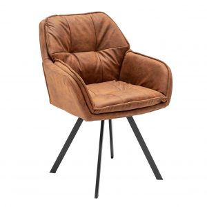 Mr Lounger stol ljusbrunt armstöd / 39838