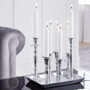 Ljusstake 7-låga silver / 38067