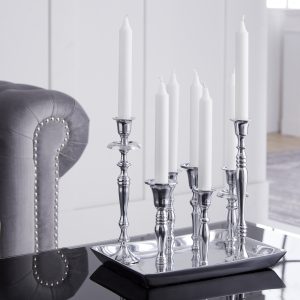 Ljusstake 7-låga silver / 38067