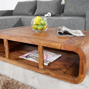 Soffbord Curved II 100cm Sheesham / 37204