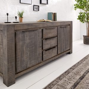 Sideboard Iron Craft 175cm grå mango / 39277