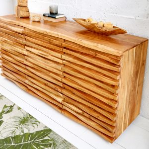 Sideboard relief 160cm akacia / 39736