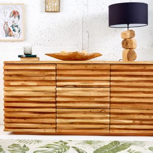 Sideboard relief 160cm akacia / 39736