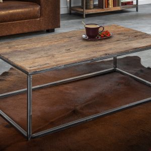 Soffbord Barracuda 110cm återvunnet trä / 39587