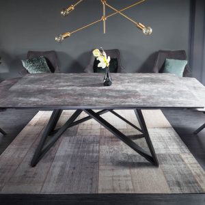 Matbord Atlas 180-220-260cm keramisk lava / 40118