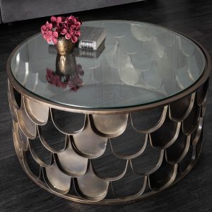 Soffbord Abstrakt fiskfjäll design 60cm / 40110