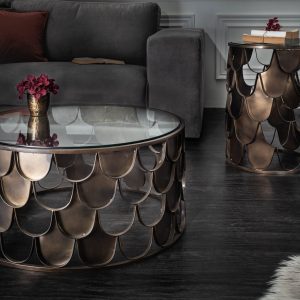 Soffbord Abstrakt fiskfjäll design 60cm / 40110