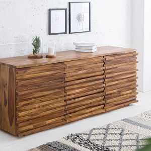 Sideboard relief 160cm Sheesham / 38410