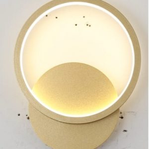 Led vägglampa guld