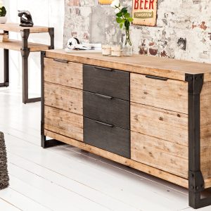 Sideboard Factory 180cm Akazie teakgrau/ 36771