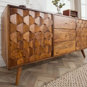 Sideboard Mystic Living 145cm Sheesham/ 39742