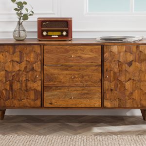 Sideboard Mystic Living 145cm Sheesham/ 39742