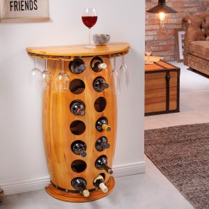 Vinställ Bodega halv 85cm flaskor och glas/ 42579