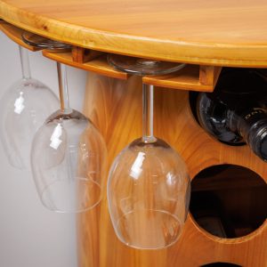 Vinställ Bodega halv 85cm flaskor och glas/ 42579