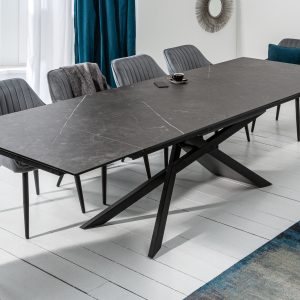Matbord Euphoria 180-220-260cm keramisk grafitlook/ 40645