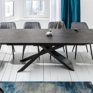 Matbord Euphoria 180-220-260cm keramisk grafitlook/ 40645