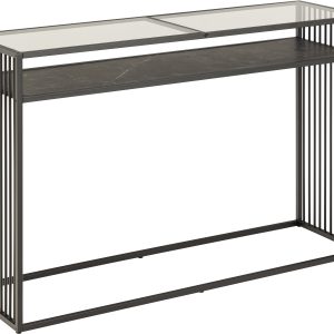 Console Architecture 120cm marmor rökt glas/43271