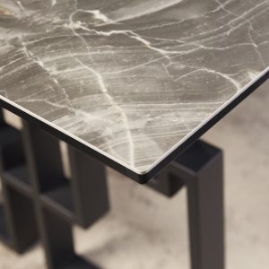 Matbord Atlantis 200cm taupe marmorlook/ 41745