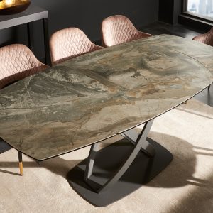 Matbord Inception 130-190cm taupe marmor look/41451