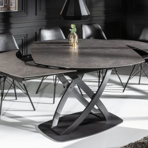 Matbord Inceptun 130-190cm antracitkeramik/ 41398