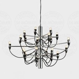 Taklampa L silver 18 arm