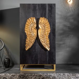 Highboard Angel 140cm Mango schwarz/ 40056