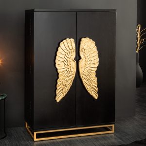 Bar Angel 140cm svart med guldvingar/ 41107