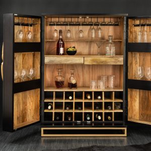 Bar Angel 140cm svart med guldvingar/ 41107
