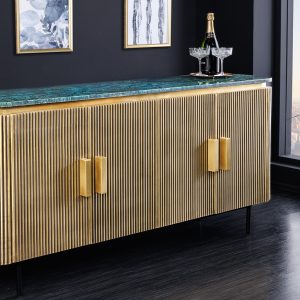 Sideboard Veneziano 160cm grön marmor/ 43350