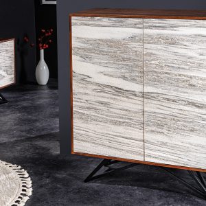 Highboard Mountain Soul 120cm natursten vit/ 43793