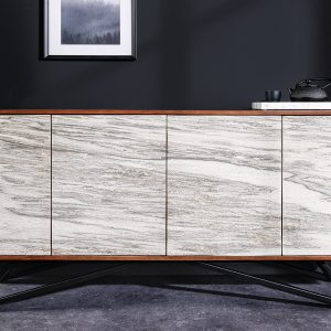 Sideboard Mountain Soul 175cm natursten vit/ 43379