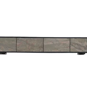 TV-tavla MOUNTAIN SOUL 200 cm hängande akacia naturstensliknande svart/ 46112