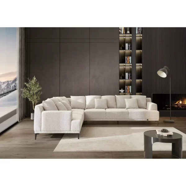 Stockholm Hörnsoffa Stockholm Hörnsoffa Tyg Marble Beige