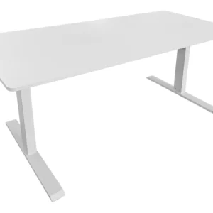 Kontorsskrivbord VIT SKRIVBORD 140 cm höjdjusterbart
