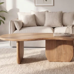 Kaffe bord ORGANIC 120cm mango naturlig trä