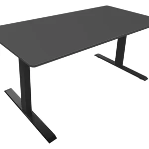 Kontorsskrivbord SVART SKRIVBORD 140 cm höjdjusterbart